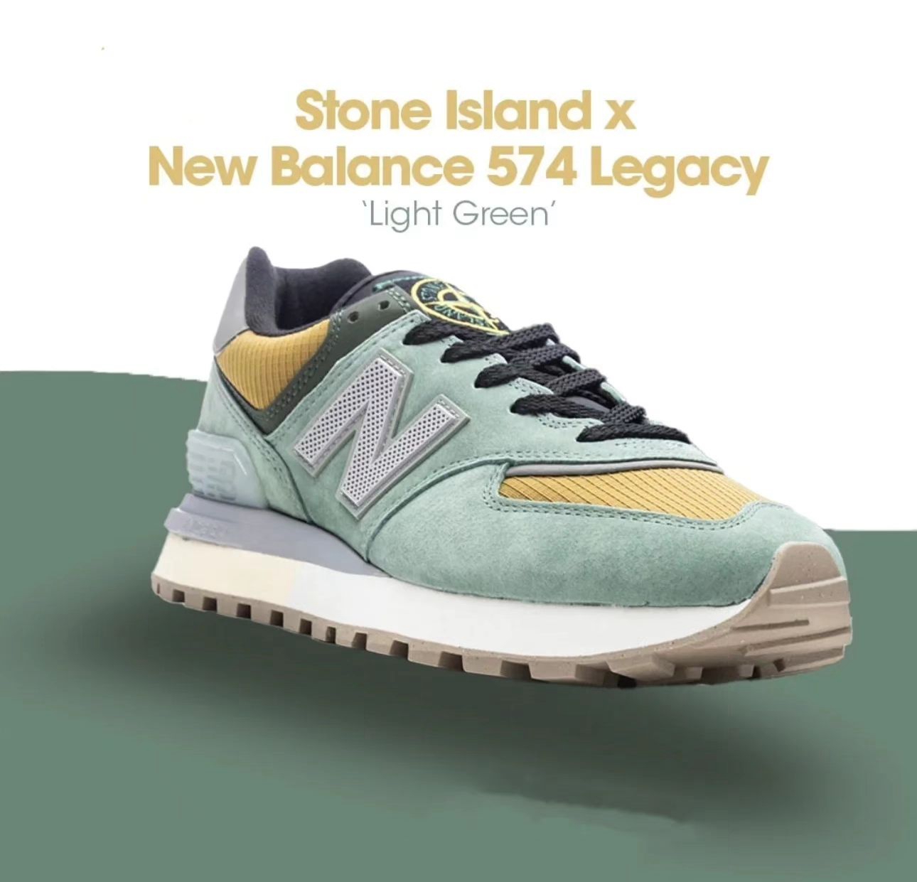 Stone Island,石头岛,New Balance,N  石头岛 x NB 实物曝光！新配色长这样！