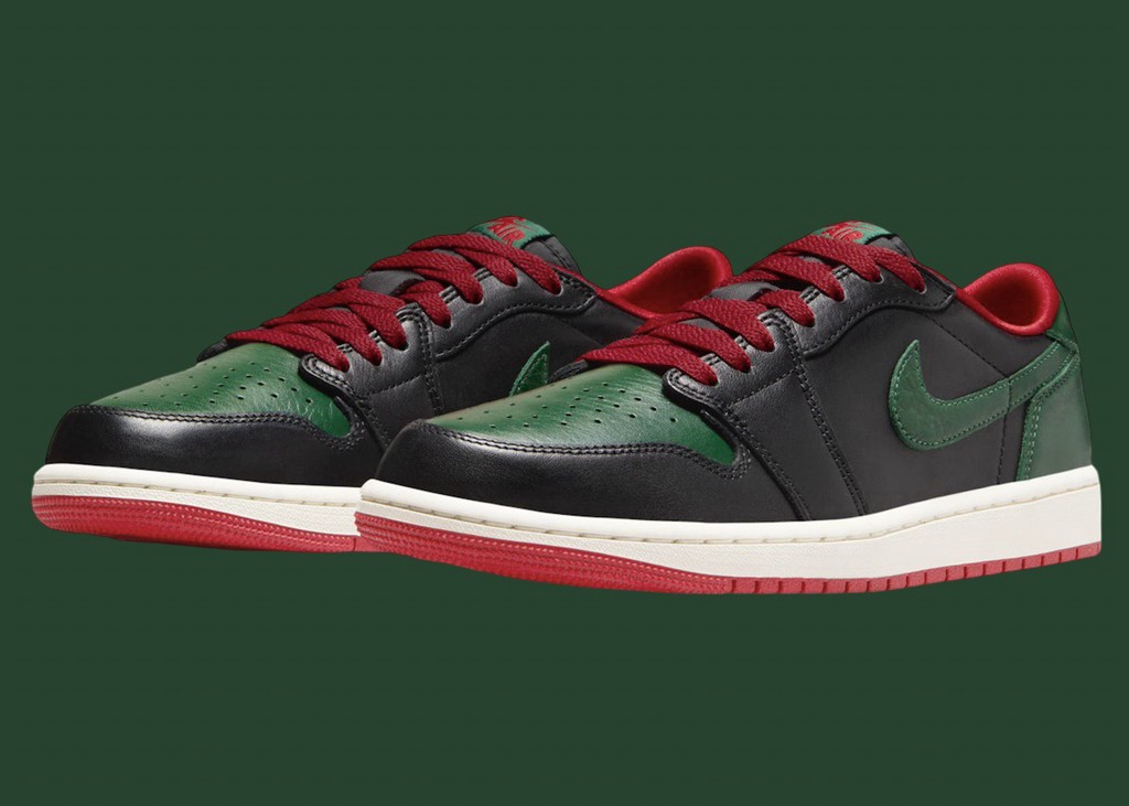 Air Jordan 1 Low,CZ0775-036  熟悉的 Gucci 配色！这双 AJ1 你打几分？