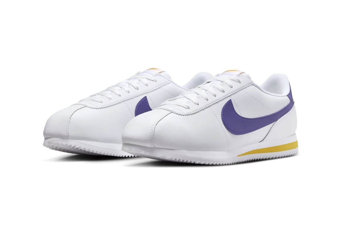 DM4044-106,Cortez,Nike  熟悉的紫金装扮！Nike Cortez 迎来湖人配色！