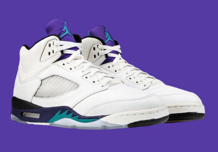 AJ,Air Jordan 5 OG,Grape  超人气「元年 AJ」确认复刻！还是经典 Nike 后跟！