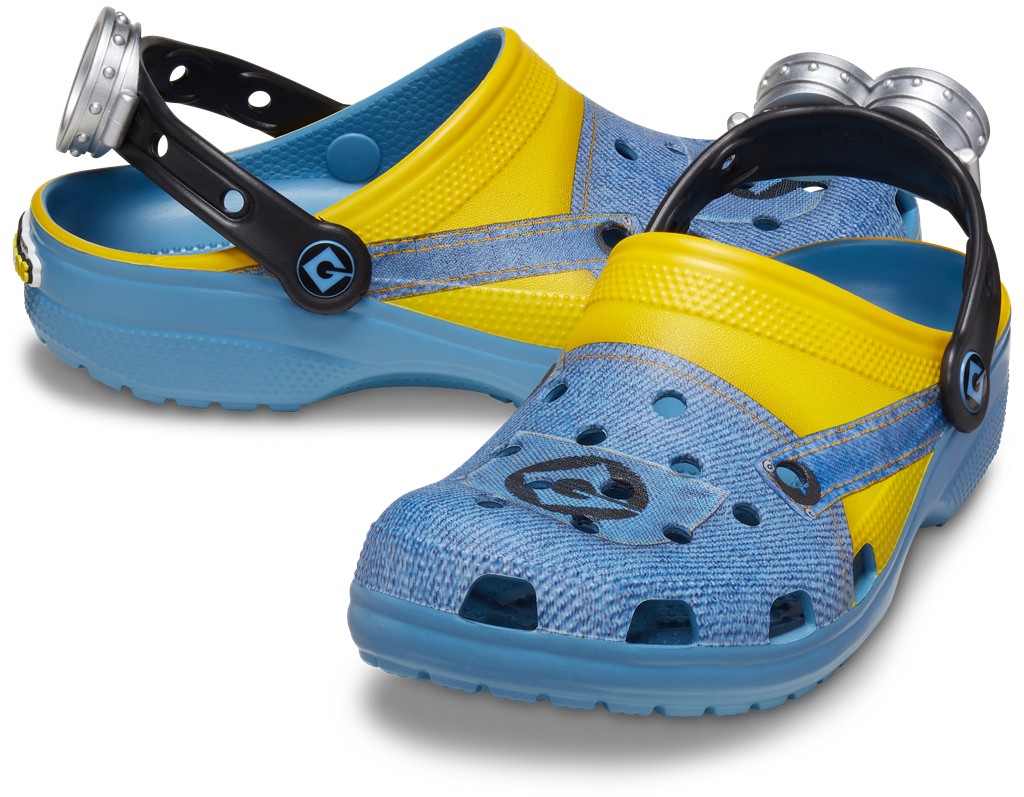 Crocs,小黄人,Classic Clog  这也太可爱了吧！「Crocs x 小黄人」正式曝光！