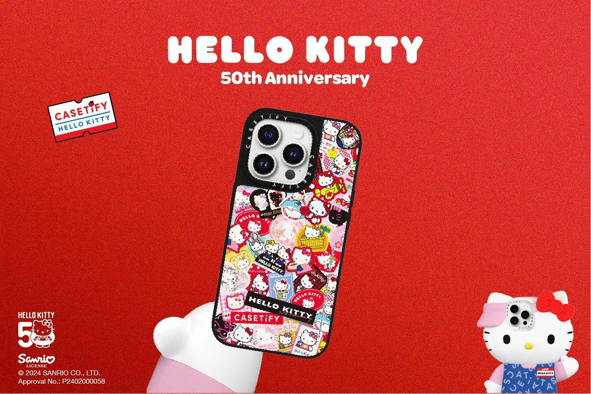 Hello Kitty,CASETiFY  下手要快！Hello Kitty 新联名太可爱了！