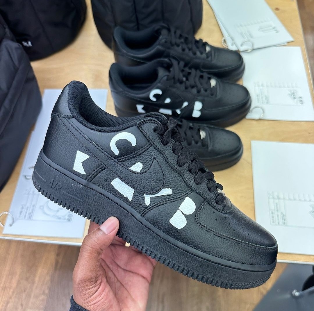 CDG,Black,Nike,AF1 Low   CDG x Nike AF1 实物泄露！你打几分？