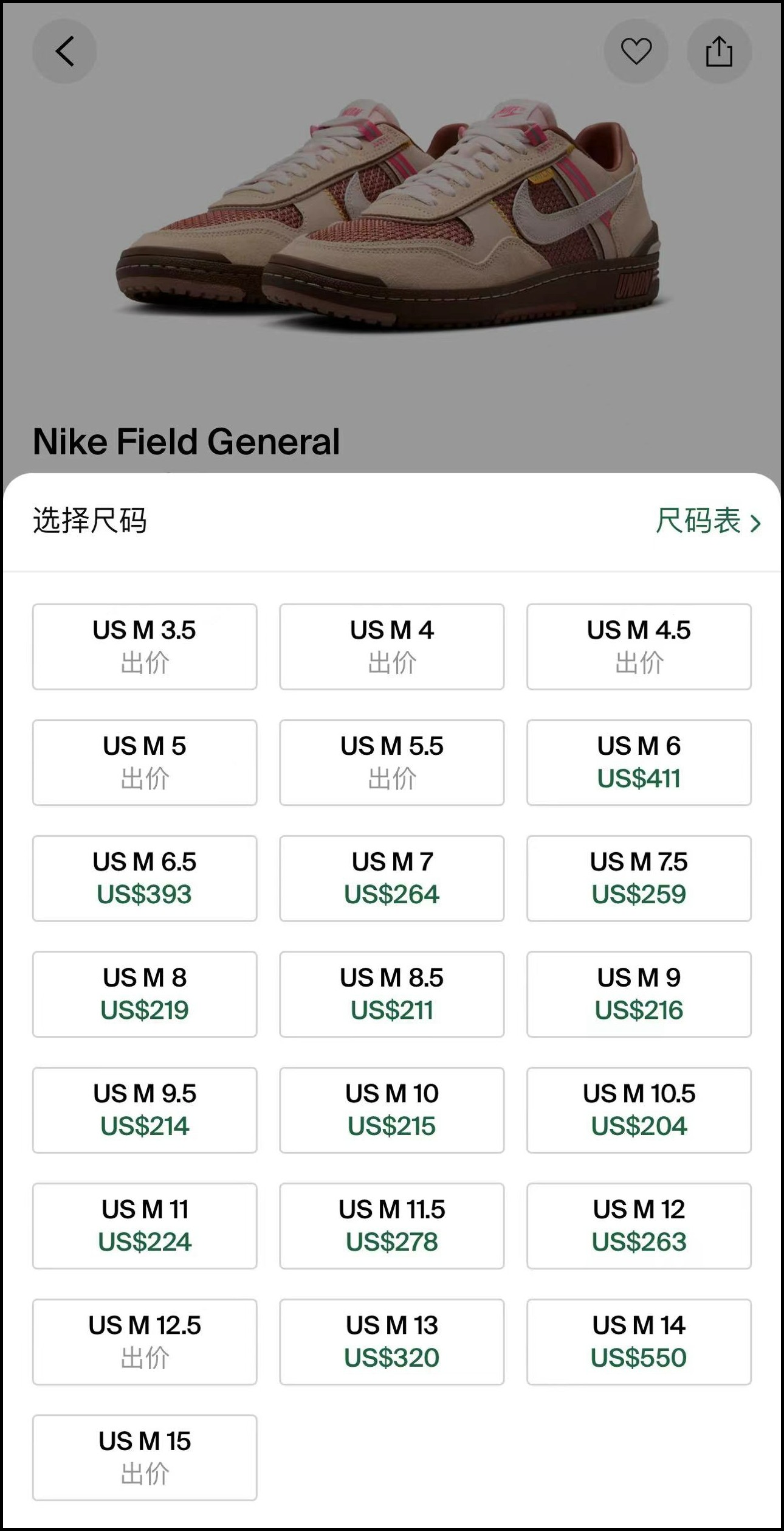 Union,Nike,Field General  Union x Nike 新鞋登场！市价这个数了！