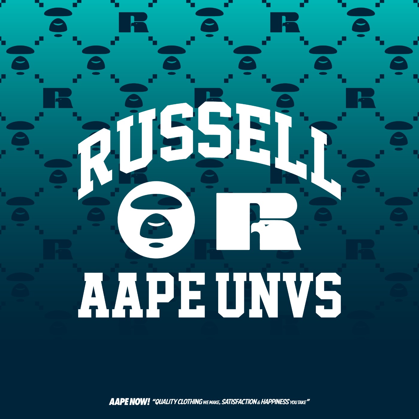 AAPE,RUSSELL ATHLETIC®,SS24  美式复古运动风！AAPE x RUSSELL ATHLETIC® 新联名官宣！