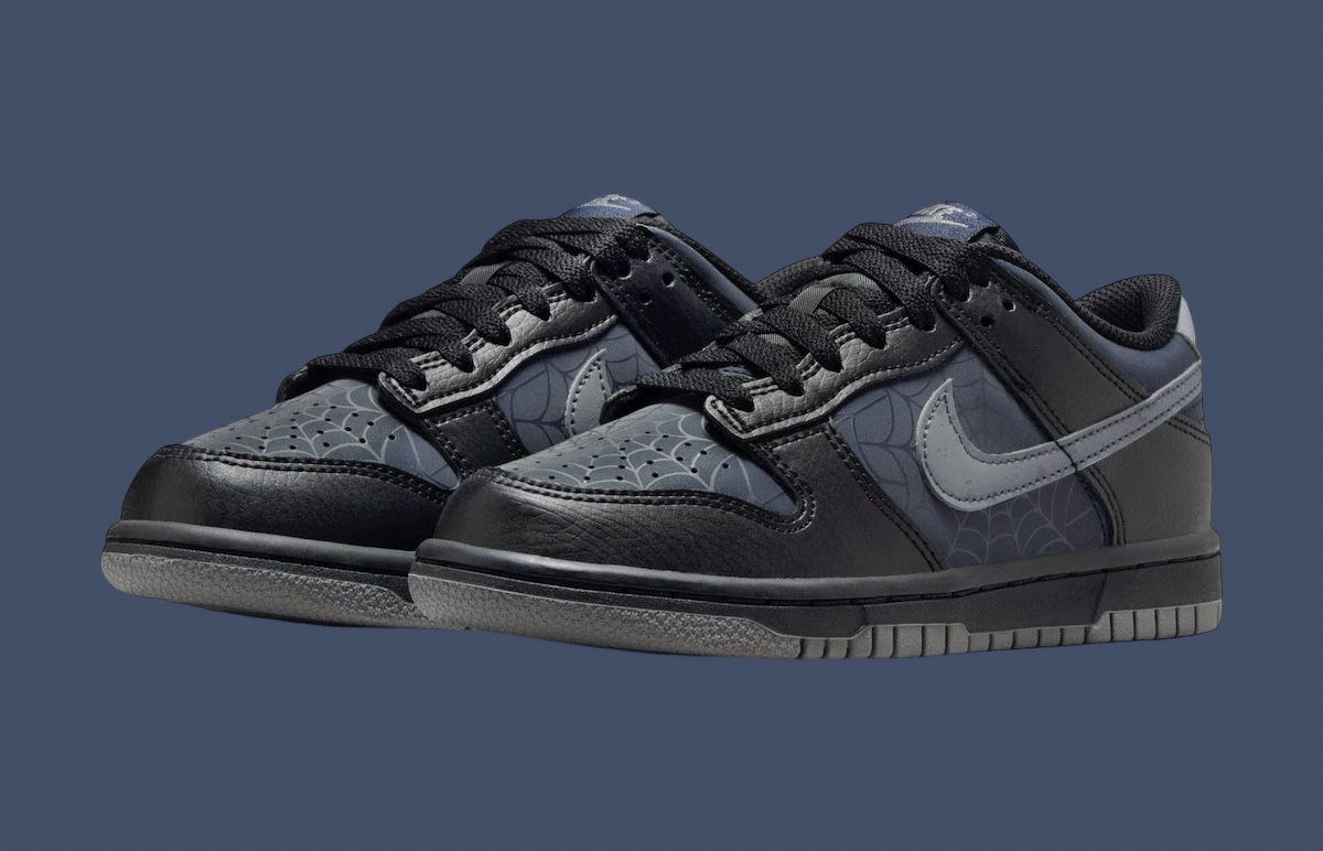 Nike,Dunk Low,Symbiote,HQ3815-   黑蜘蛛 Dunk 官图泄露！3M 反光太酷了！