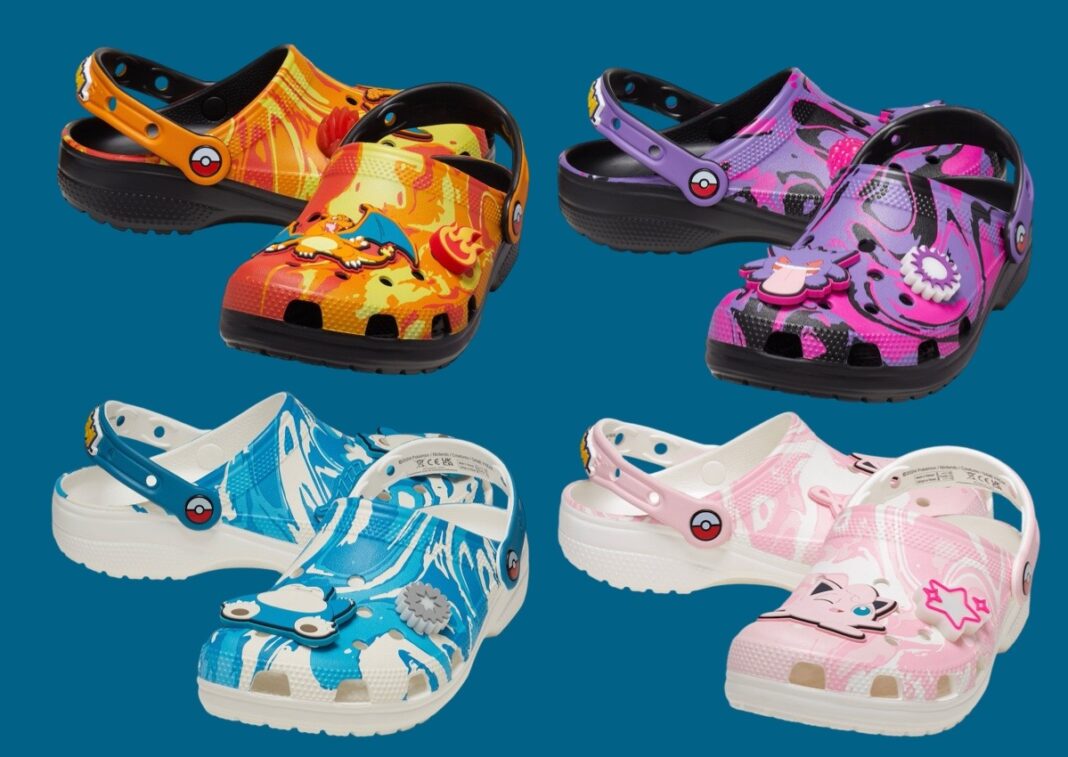 Pokémon,Crocs,Classic Clog  宝可梦 x Crocs 下月登场！这四双你怎么选？