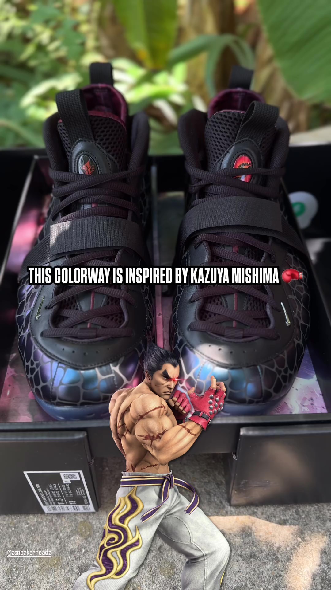 Tekken 8,Nike,Air Foamposite O  「铁拳喷」实物开箱泄露！看完等不及了！