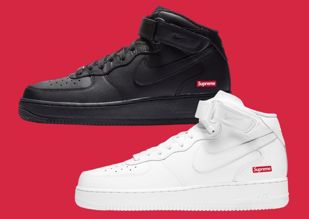 Supreme,Nike,Air Force 1 Mid,F  Supreme x Nike 新联名泄露！是这个经典鞋型！