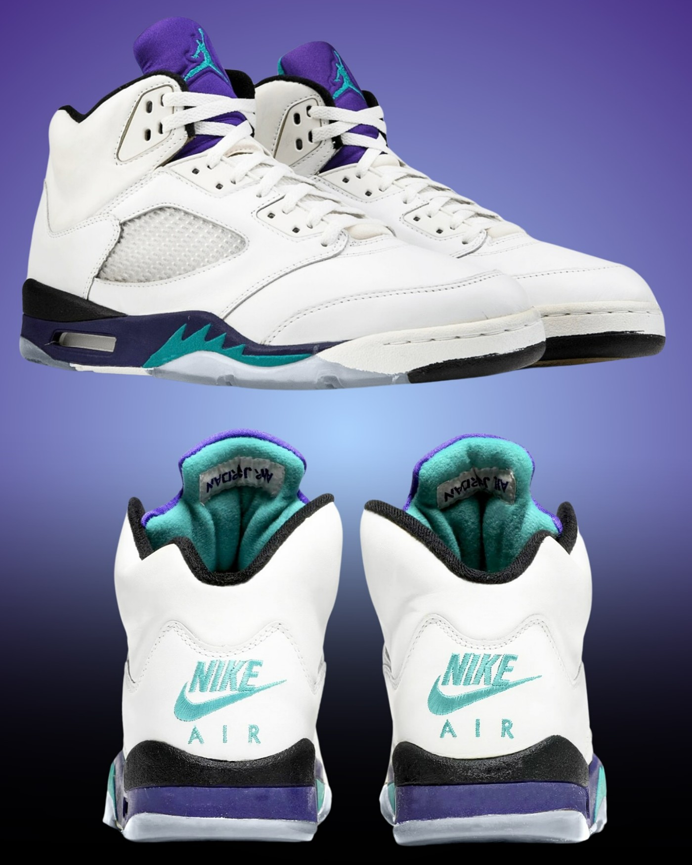 AJ,Air Jordan 5,Grape,HQ7978-1  都在等的「白葡萄 AJ」日期定了！忠实还原元年！