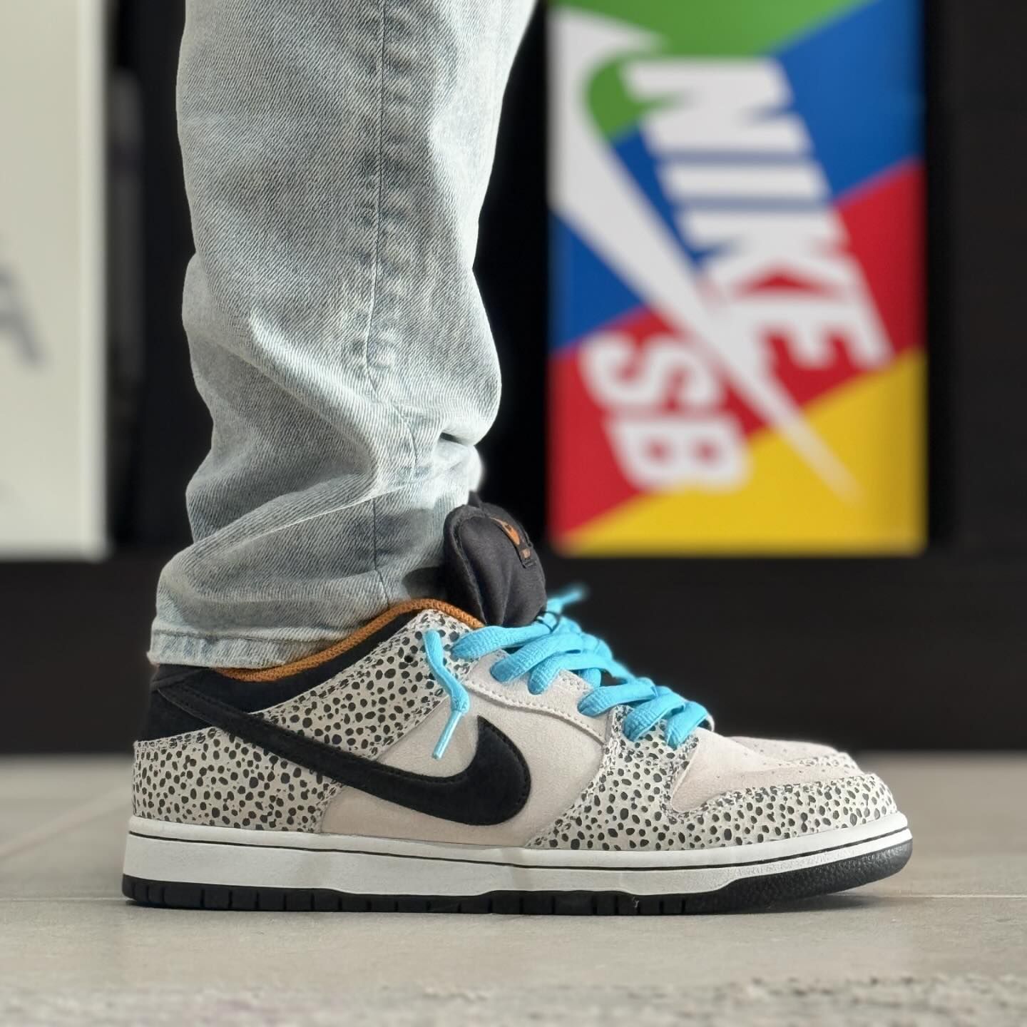 Nike,Dunk Low,SB,电掣  「石斑纹」Dunk SB 你入手了吗？上脚图来了！