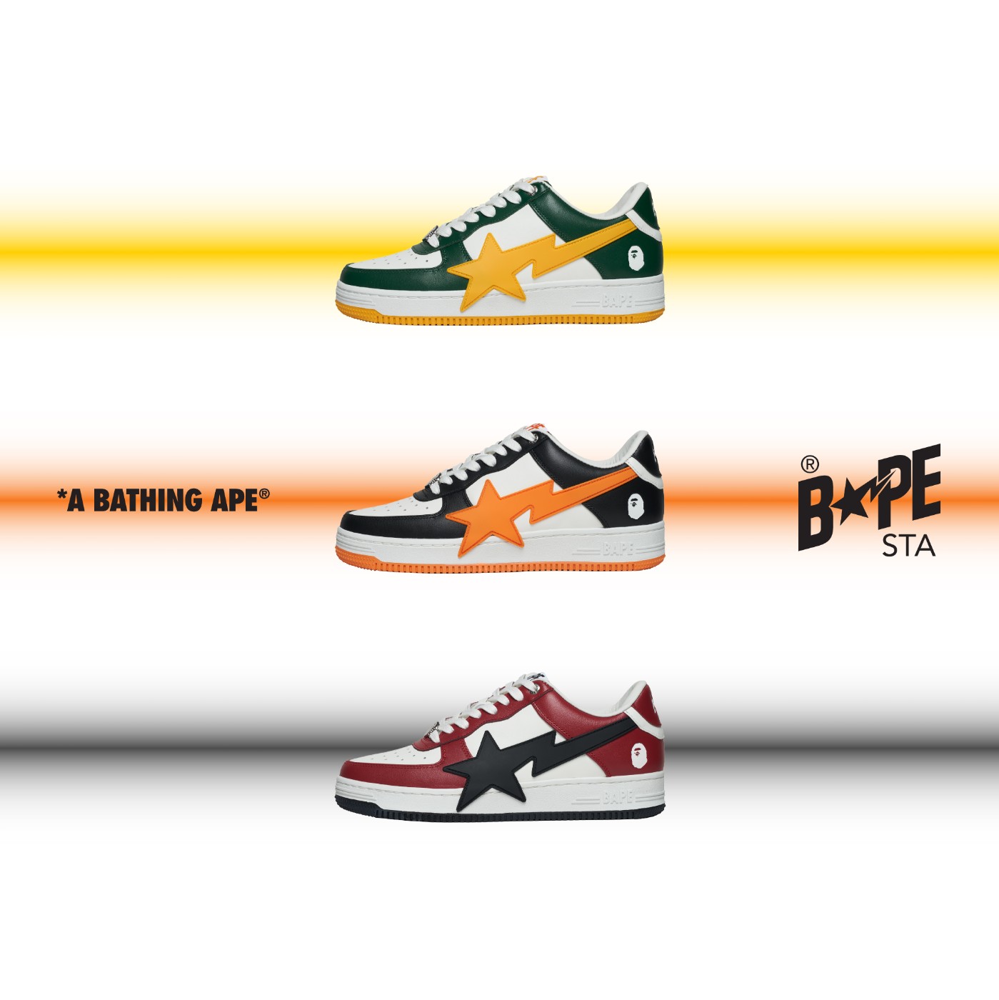 BAPE®,BAPE STA™ OS  这不「芝加哥」吗？！BAPE STA™ OS 夏日配色现已登场！