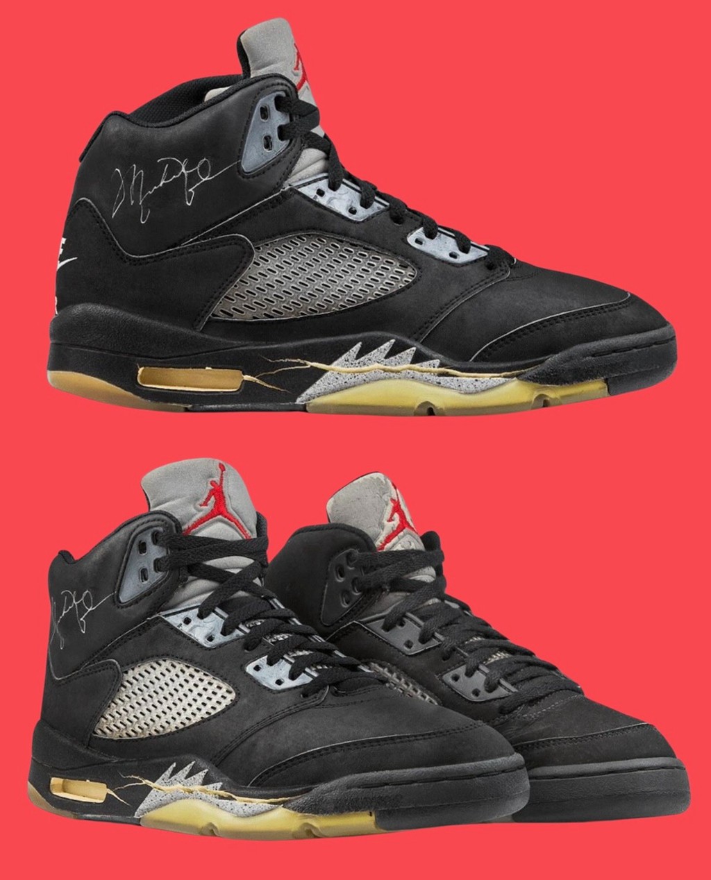 Air Jordan 5,Black Metallic Re  够不够 OG？！明年「黑银 AJ5」实物有了！