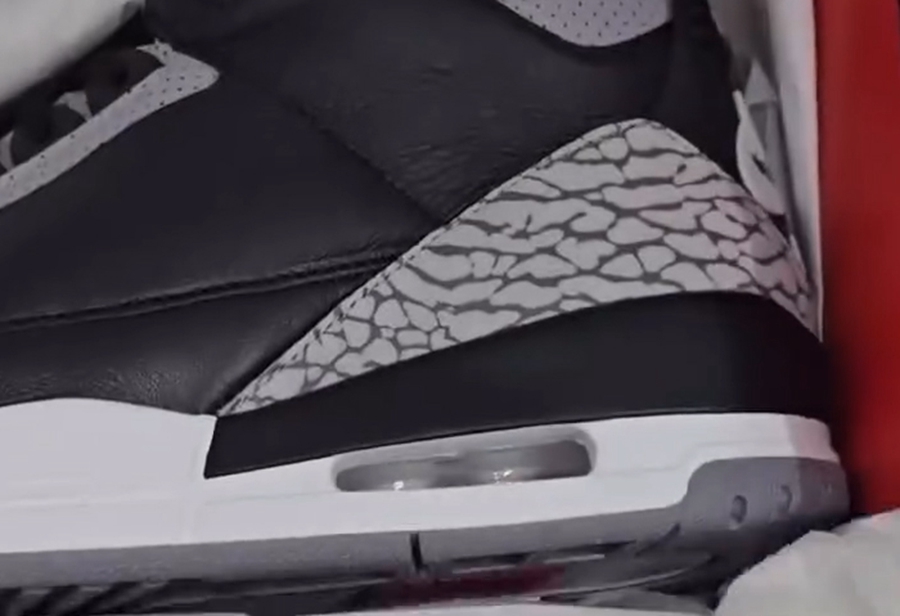 AJ,Air Jordan 3 OG,Black Cemen  「黑水泥 AJ3」实物开箱泄露！你觉得够 OG 吗？