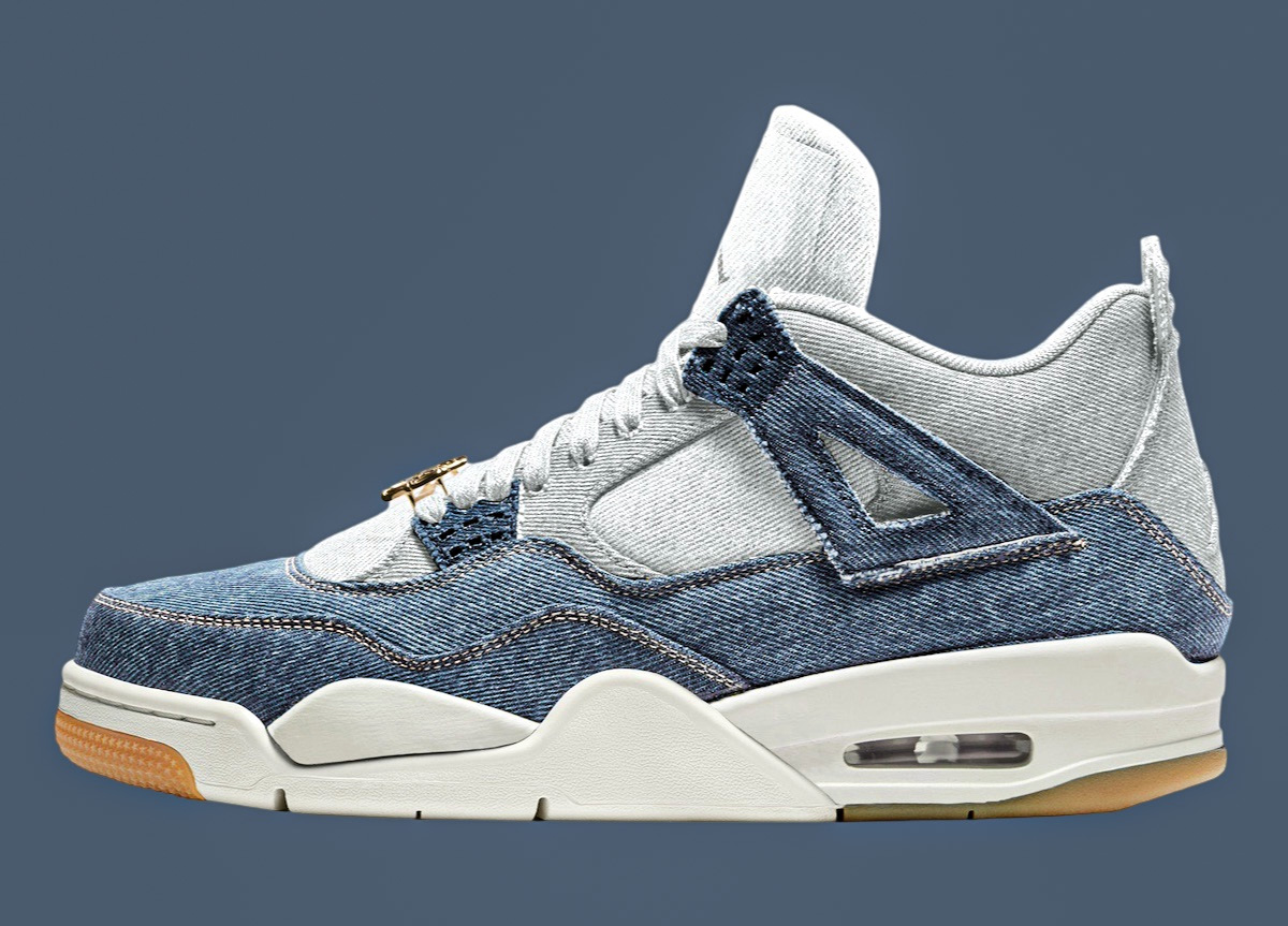 IB6716-100,AJ4,Air Jordan 4  比 Levis 联名还帅？新的「牛仔 AJ4」要来了！