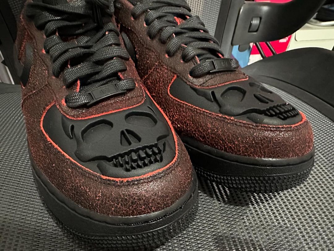 Halloween,万圣节,AF1,Air Force 1  不止 Dunk！万圣节「骷髅 AF1」也来了！