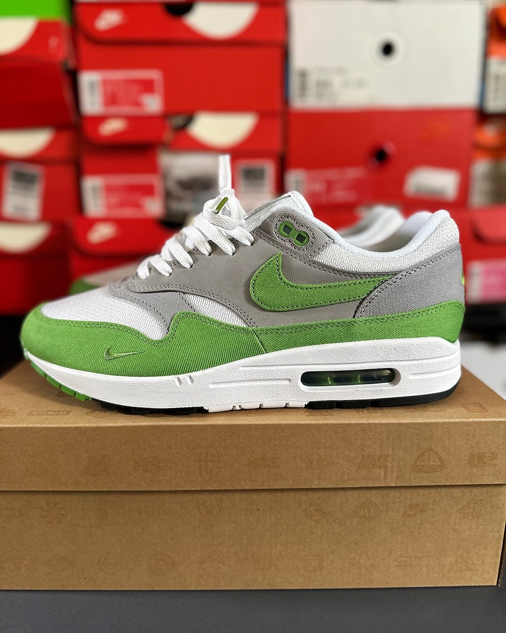 Patta,Nike,Air Max 1,Chlorophy  登场倒计时！Patta x Air Max 最新实物曝光！