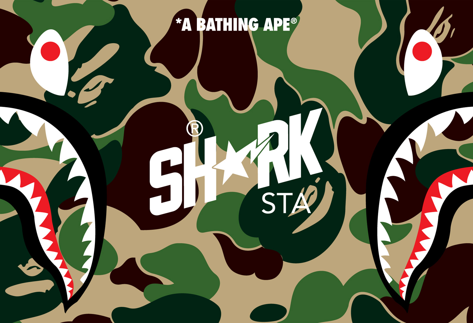 BAPE  为了庆祝「鲨鱼帽衫」20 周年，BAPE 打造特别鞋款！