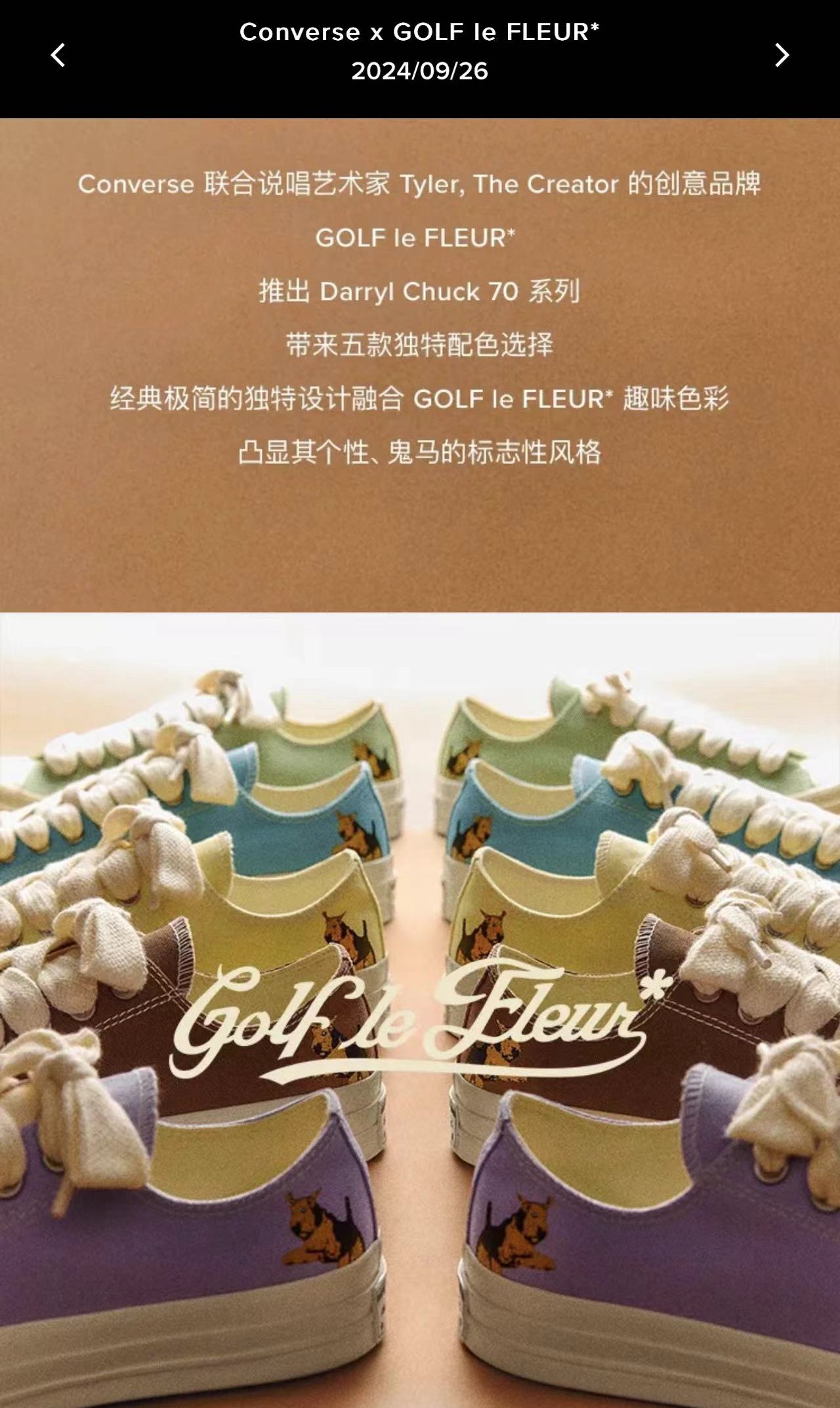 Tyler,The Creator,Converse,Chu  次次人气超高！Tyler，the Creator「联名鞋」好看啊！