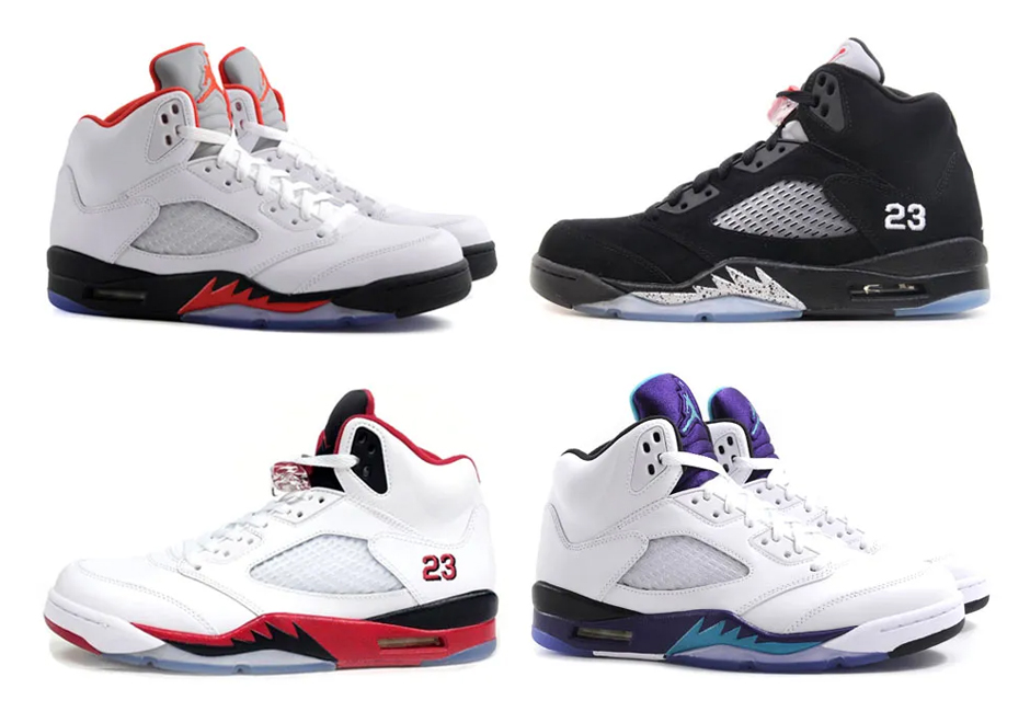 Air Jordan 5,AJ5,Fire Red Blac  苦等 11 年！这双「元年 AJ」终于回归了！