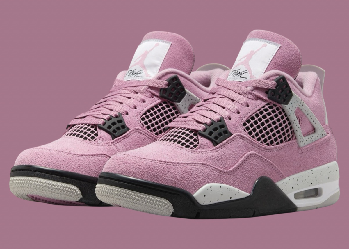 AJ,Air Jordan 4,WMNS,Orchid,AQ   猛男最爱「樱花粉」AJ4 上脚图曝光！日期更新！