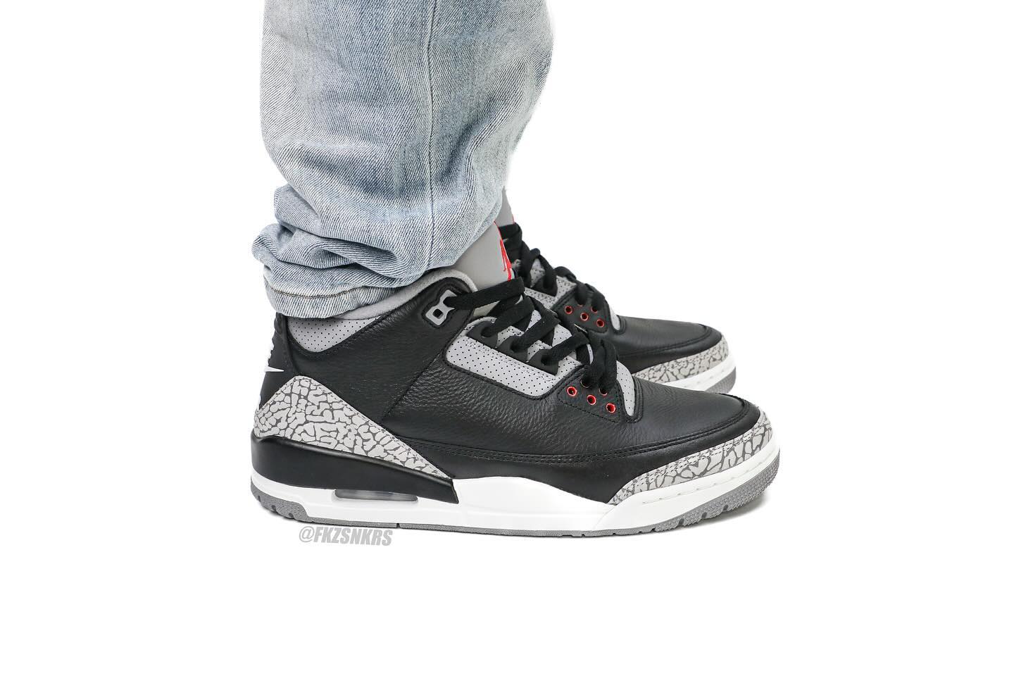 DN3707-010,AJ3,Air Jordan 3,黑水  还有不到一个月！黑水泥 AJ3 最新消息来了！