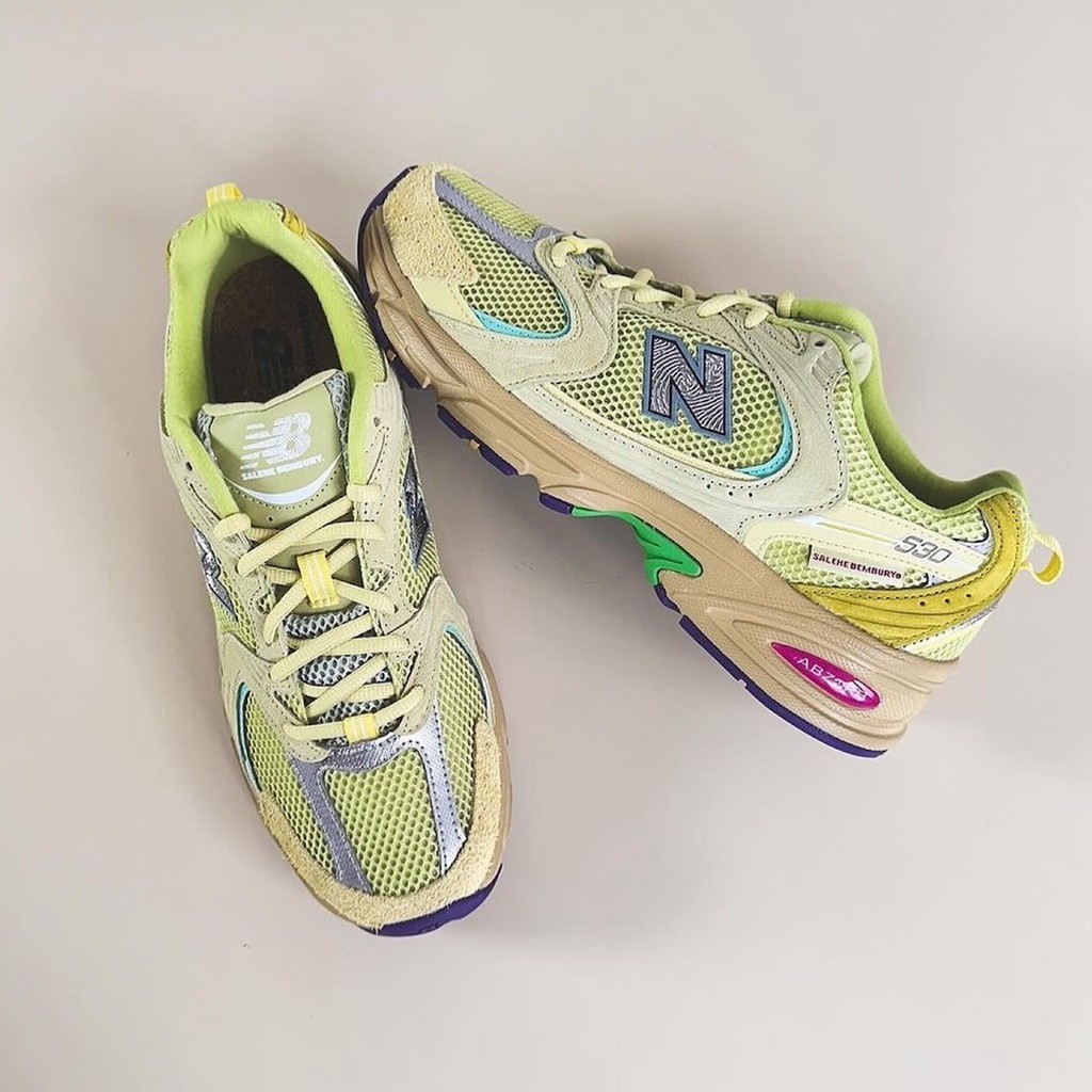 Salehe Bembury,New Balance 530  劳模 Salehe！指纹大帝 x NB 新鞋曝光！