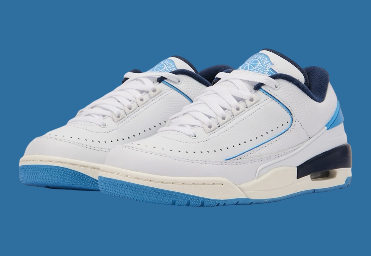 FD0383-144,UNC,AJ,Air Jordan 2  又一双「北卡 AJ」刚刚登场！想不到是这个鞋型...