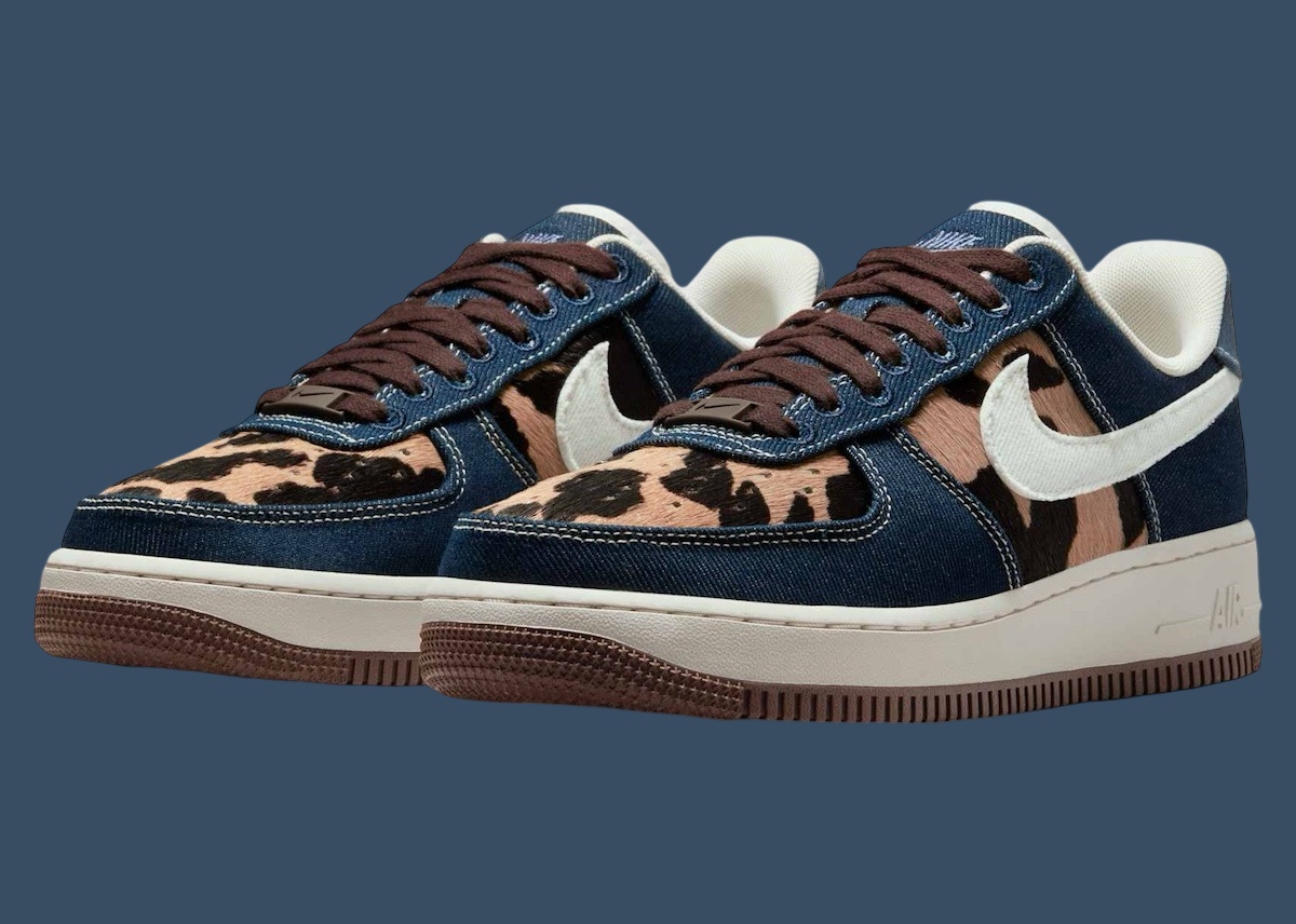 Nike,Air Force 1 Low,Blue Deni  ​质感堪比联名！全新配色 AF1 颜值有点高！