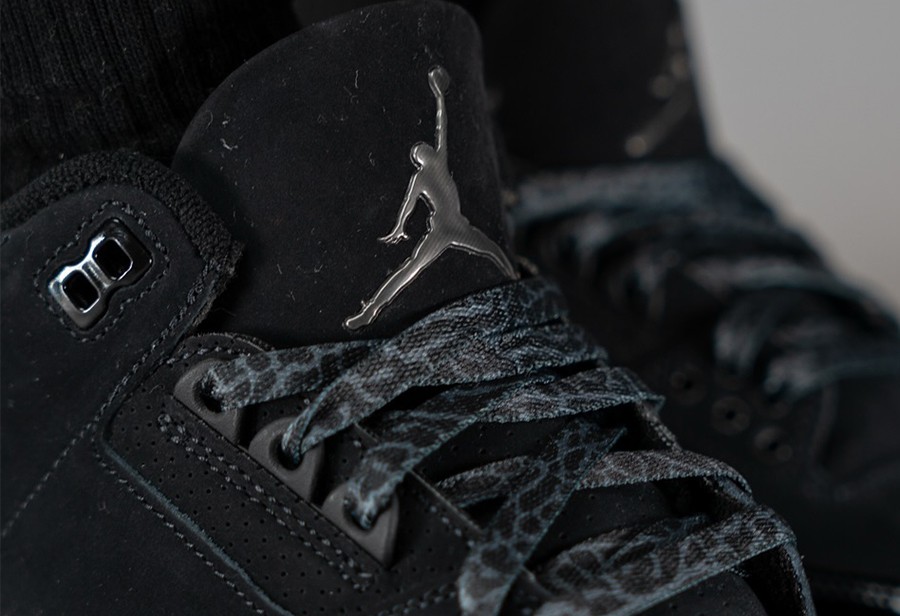 Air Jordan 3,AJ3,Black Cat,CT8  明年「黑猫 AJ3」终于有上脚图了！你打几分？