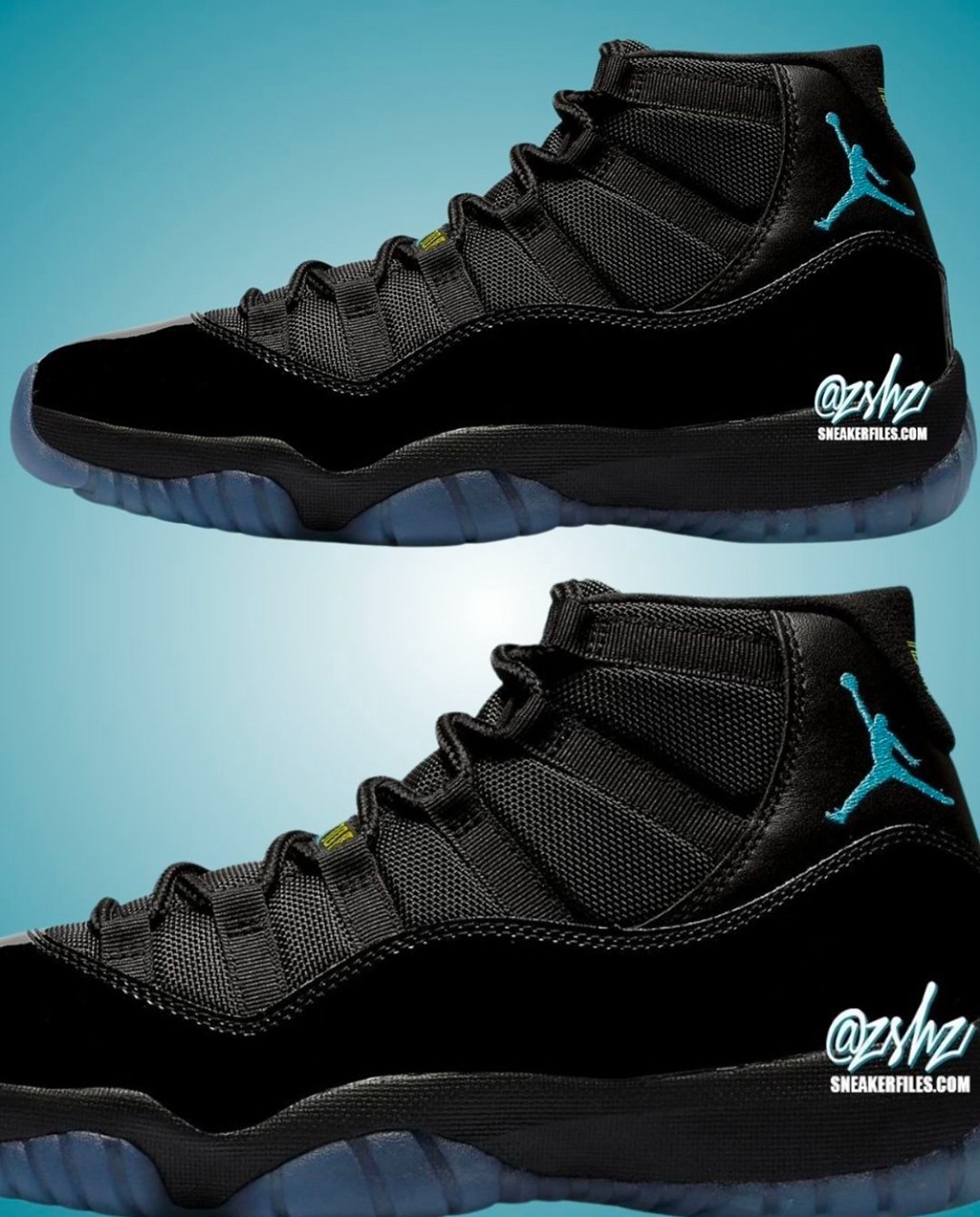 Air Jordan 11,伽马蓝,Gamma Blue,C  明年「压轴 AJ11」曝光！没错，就是你想的那双…