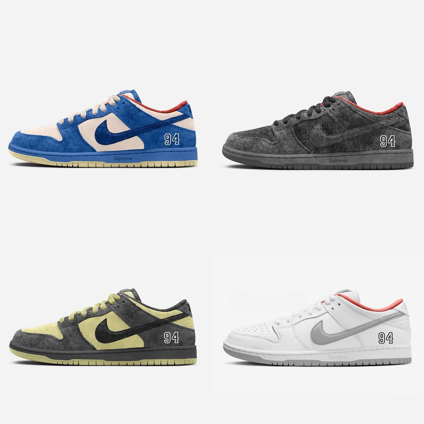 Supreme,Nike SB,Dunk Low  Supreme x Nike SB 新消息！最后一款配色曝光！