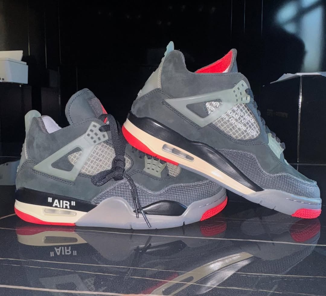 Fat Joe,AJ,AJ4  OFF-WHITE x AJ4 新图曝光！网友：求市售！