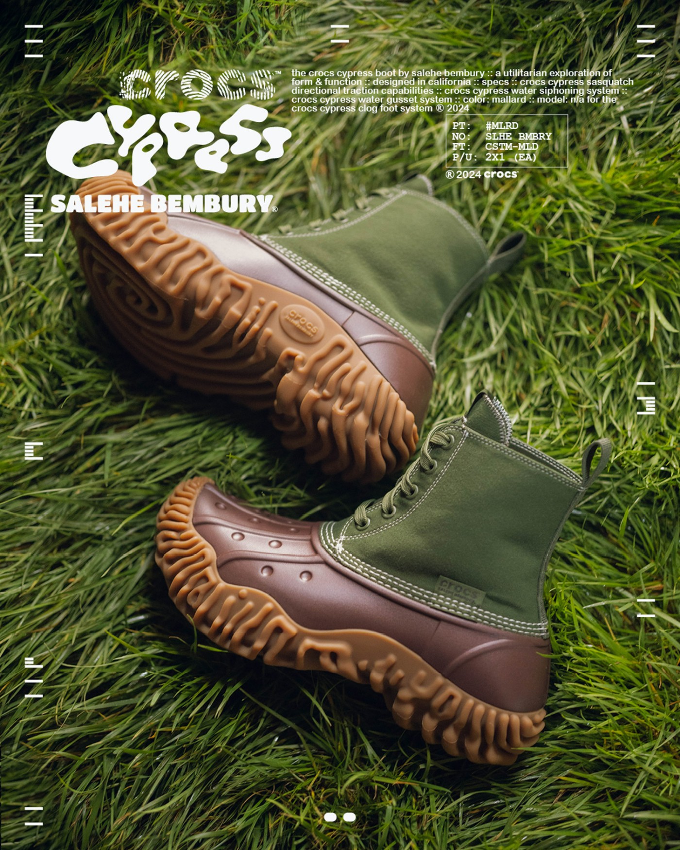 指纹鞋,Crocs,Salehe Bembury  秋冬也能穿！指纹鞋大帝 x Crocs 新鞋要来了！