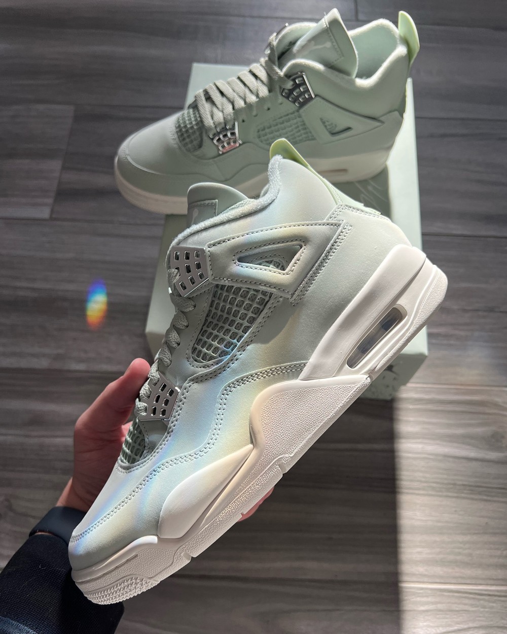 Air Jordan 4,AJ4,Seafoam,WMNS  实物首次曝光！明年 AJ4 带来「清爽新配色」！