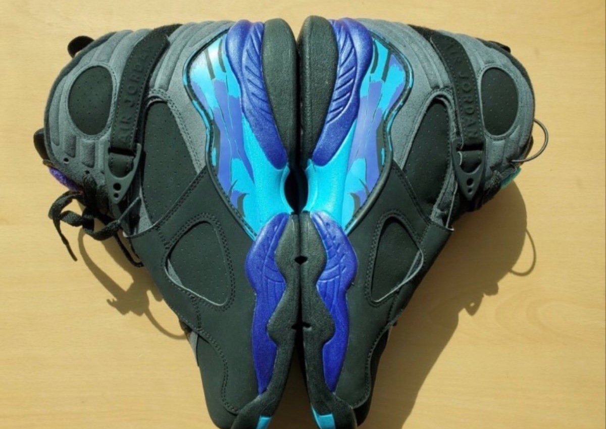 Air Jordan 8,AJ8,Aqua,305381-0  又一款「元年全明星」AJ 确认回归！实物刚刚曝光！