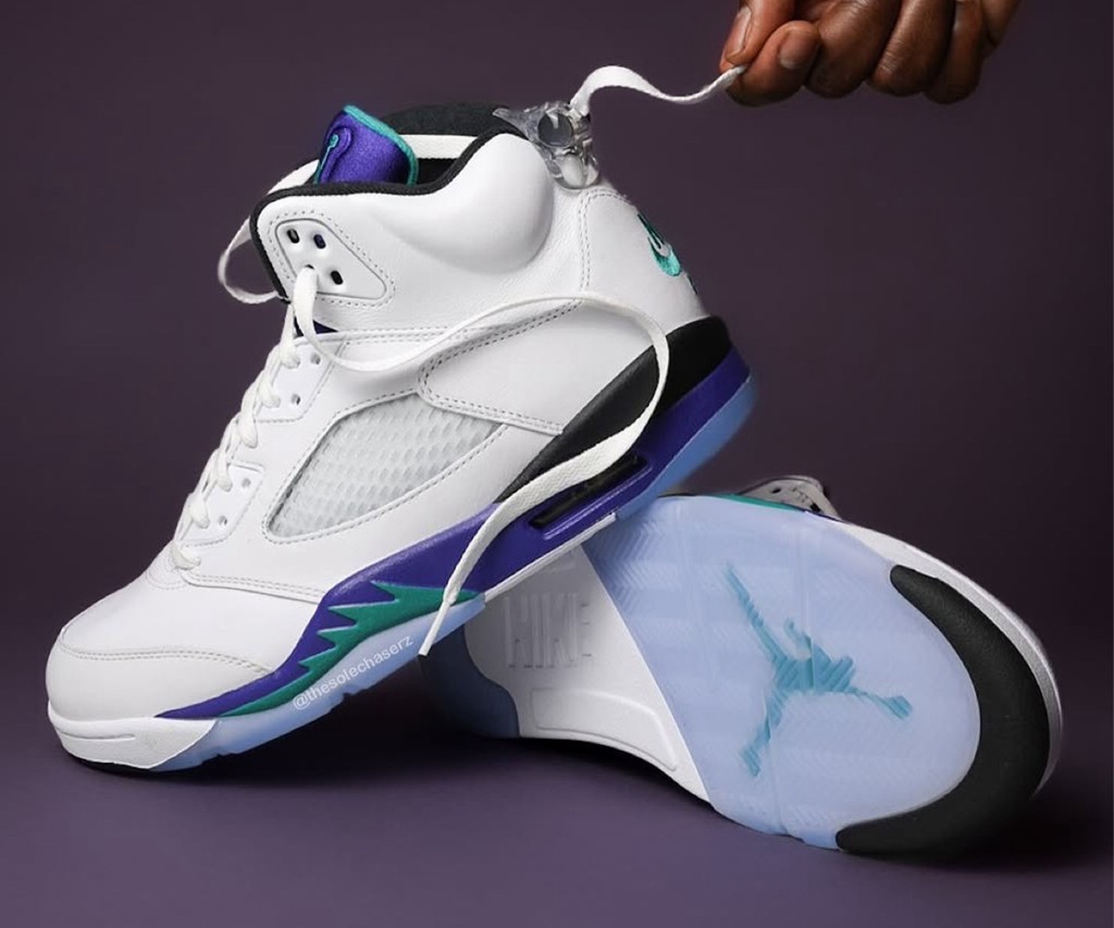 Air Jordan 5 OG,Grape,HQ7978-1  白葡萄 AJ5 复刻倒计时！实物美图公开！