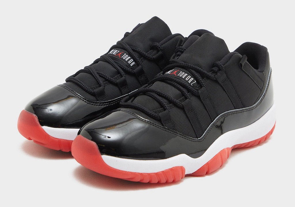 Air Jordan 11 Low,Bred,FV5104-  小漆皮玩家狂喜！都在等的「黑红 AJ11」来了！