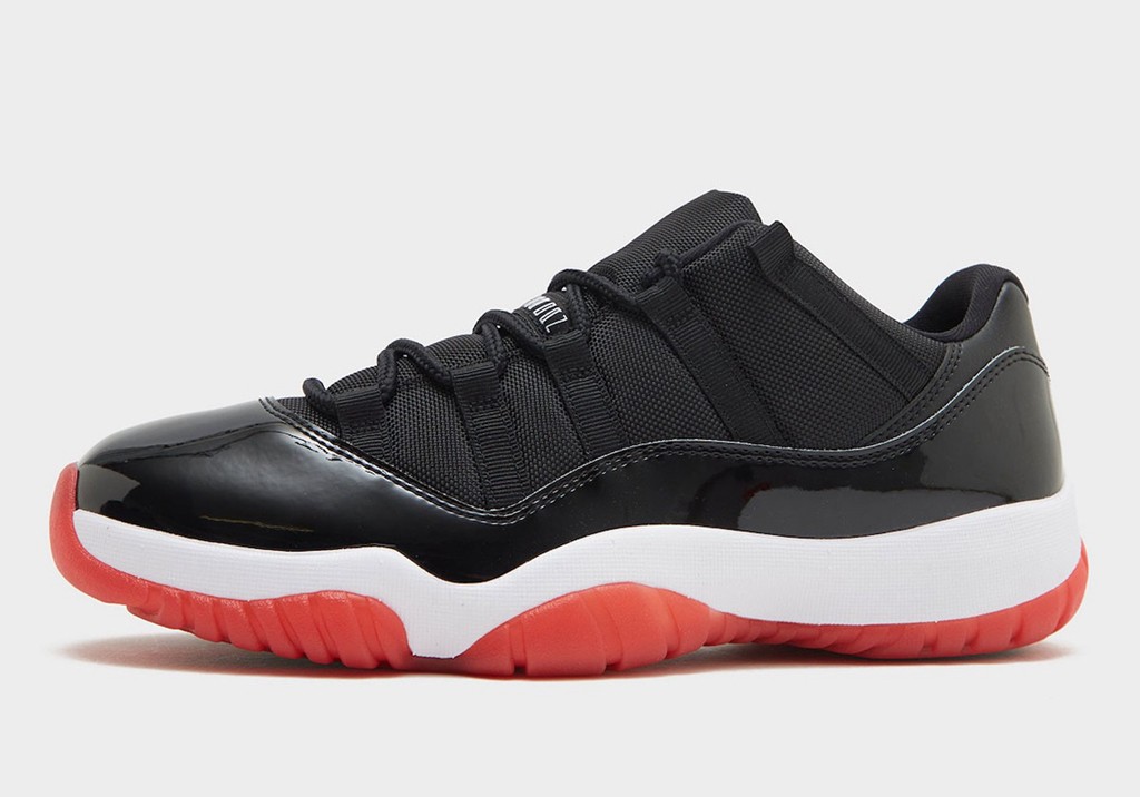 Air Jordan 11 Low,Bred,FV5104-  小漆皮玩家狂喜！都在等的「黑红 AJ11」来了！