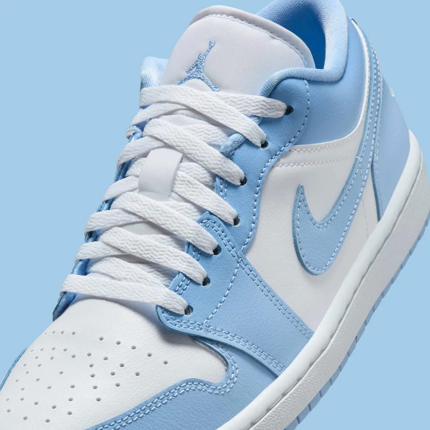 AJ1,Air Jordan 1 Low WMNS,Alum  酷似北卡 UNC！全新 AJ1 Low 即将登场！