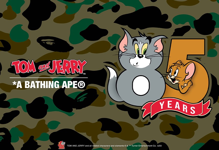 猫和老鼠,BAPE®︎  还有超可爱玩偶！猫和老鼠 x BAPE®︎ 即将登场！