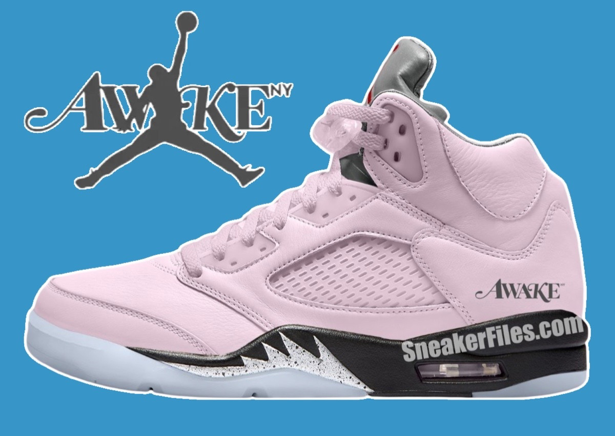 Awake NY,Air Jordan 5,Arctic P  粉色流川枫！Awake NY x AJ5 首次公开！