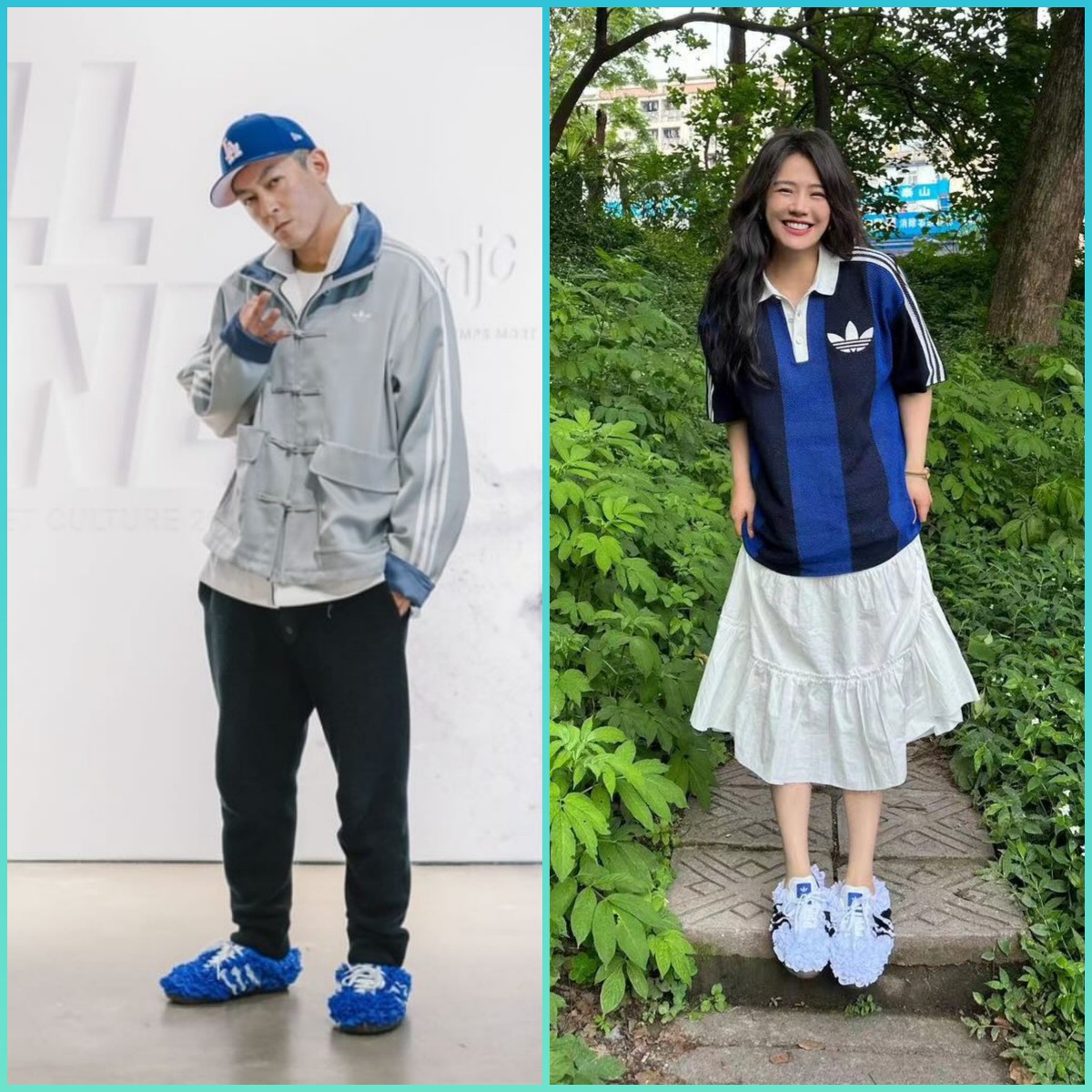 Caroline Hu,adidas Originals,S  冠希、马思纯上脚的「三叶草联名」又出新品！质感真不错！