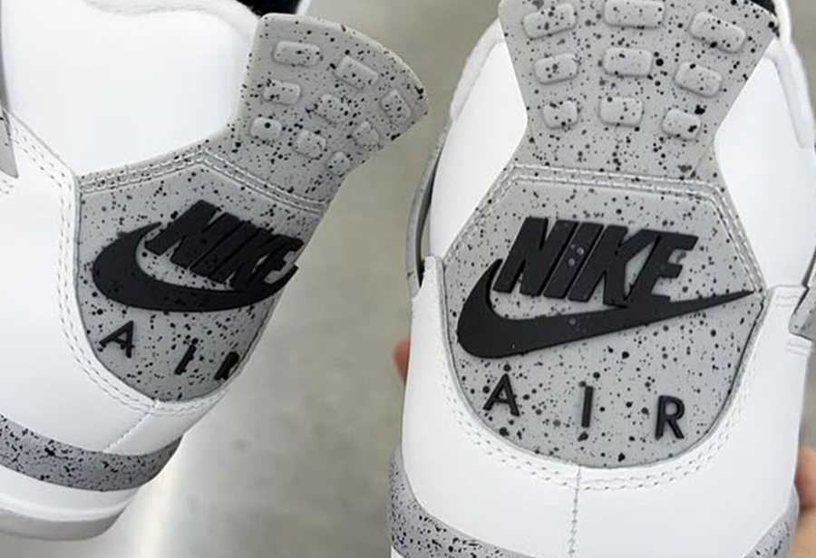 AJ,Air Jordan 4 OG,White Cemen  「白水泥 AJ4」最新实物！这下细节看清了！