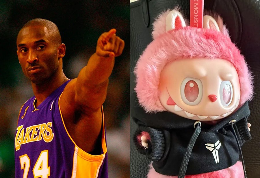 LABUBU,泡泡玛特,Kobe  瓦妮莎亲晒！Kobe 要联名 LABUBU 了！？