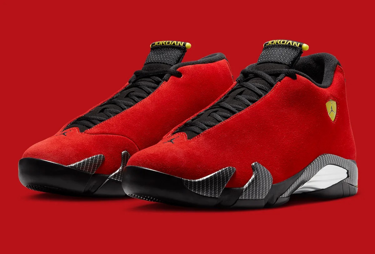 IF5015-600,AJ14,Air Jordan 14  熟悉的味道！2025 款「法拉利 AJ14」官图来了！