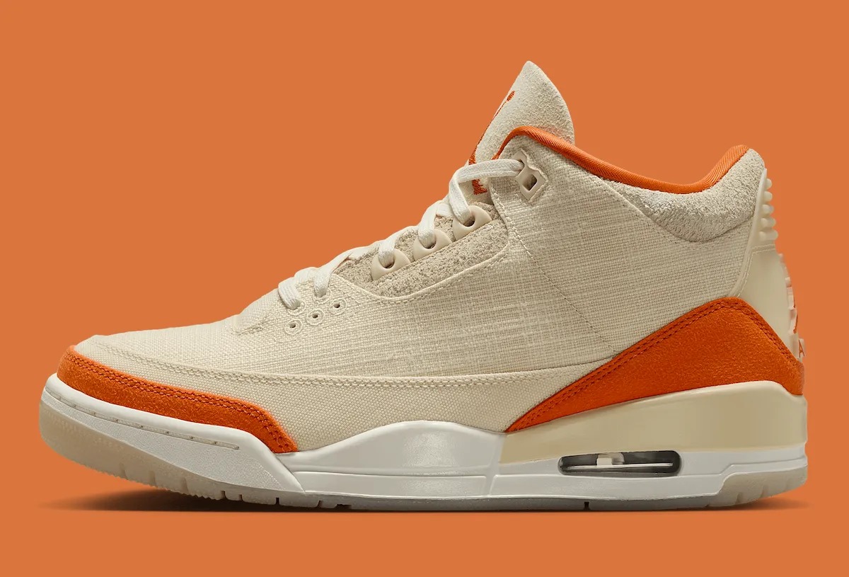 IH7694-200,AJ3,Air Jordan 3  独特鞋面质感！这双 AJ3 颜值不错！