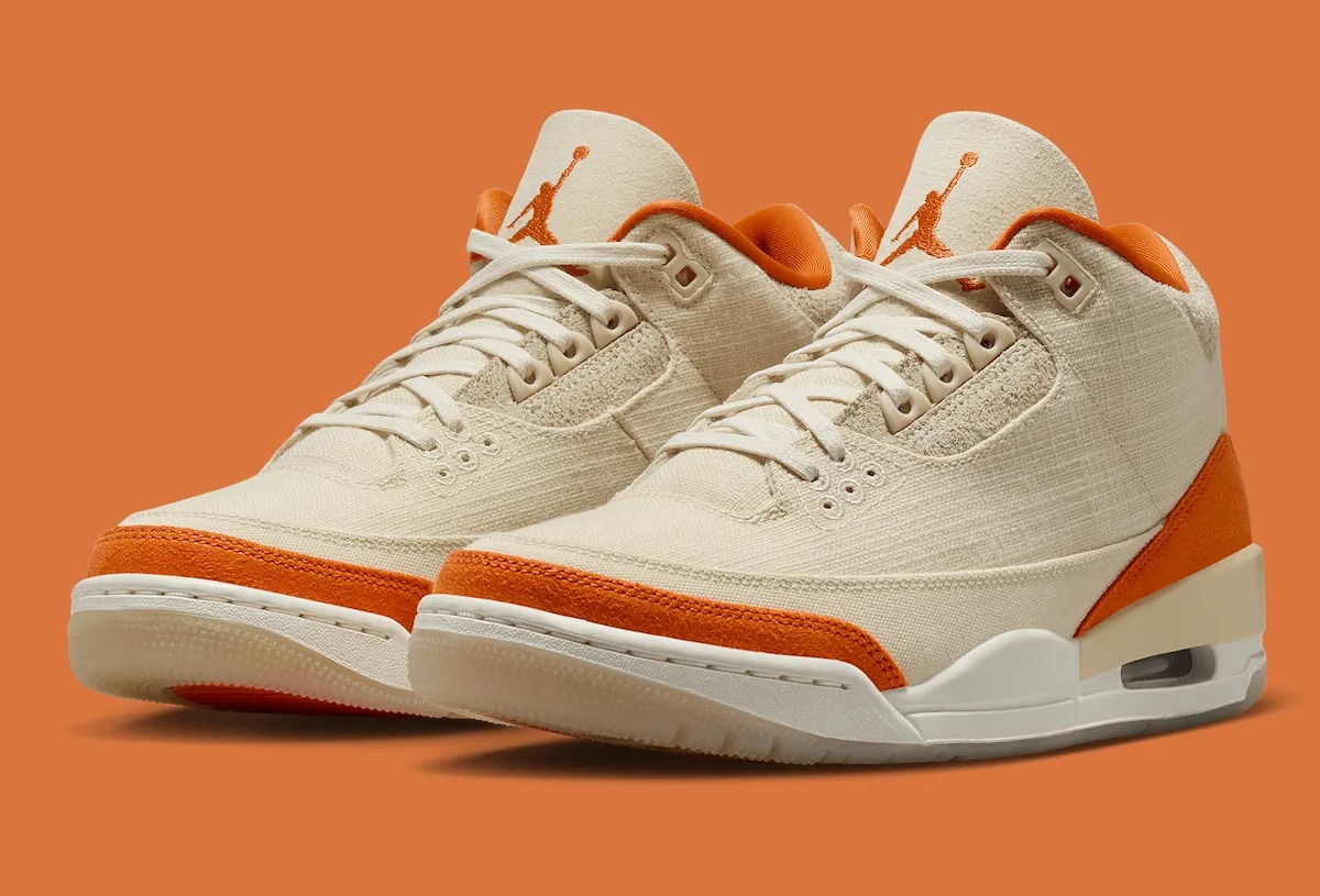IH7694-200,AJ3,Air Jordan 3  独特鞋面质感！这双 AJ3 颜值不错！