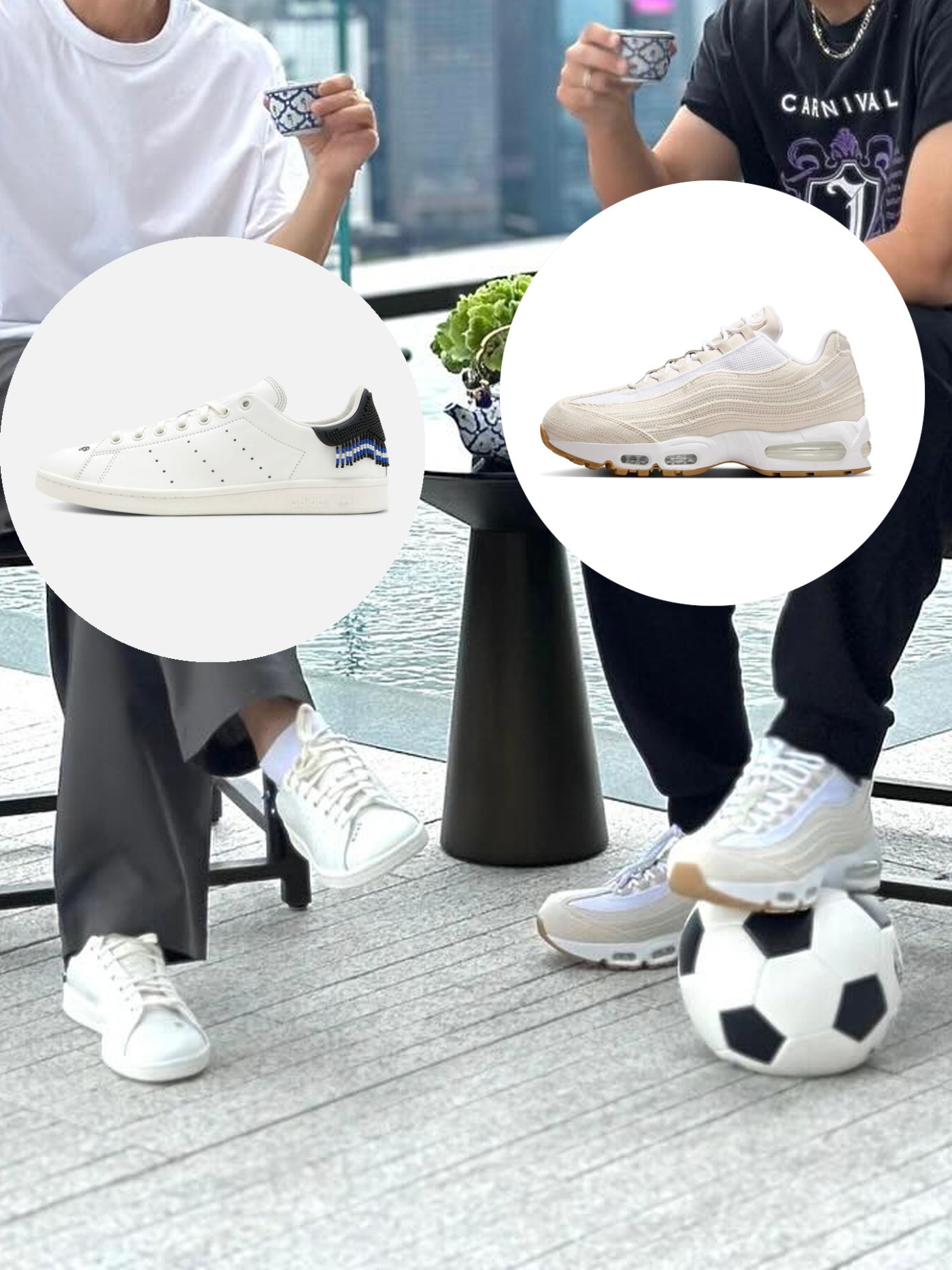 CLOT,Stan Smith,adidas  周星驰、周杰伦罕见合影，上脚了这双新鞋！陈冠希激动转发