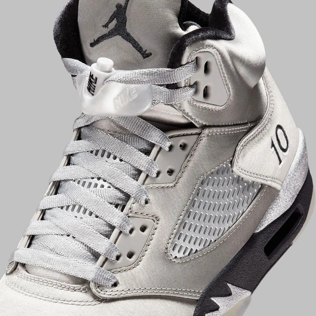 Air Jordan 5,Wings,IO2038-001  「银丝绸」AJ5 官图曝光！细节太多了！